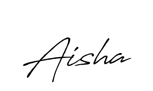 Make a beautiful signature design for name Aisha. With this signature (Antro_Vectra_Bolder) style, you can create a handwritten signature for free. Aisha signature style 7 images and pictures png