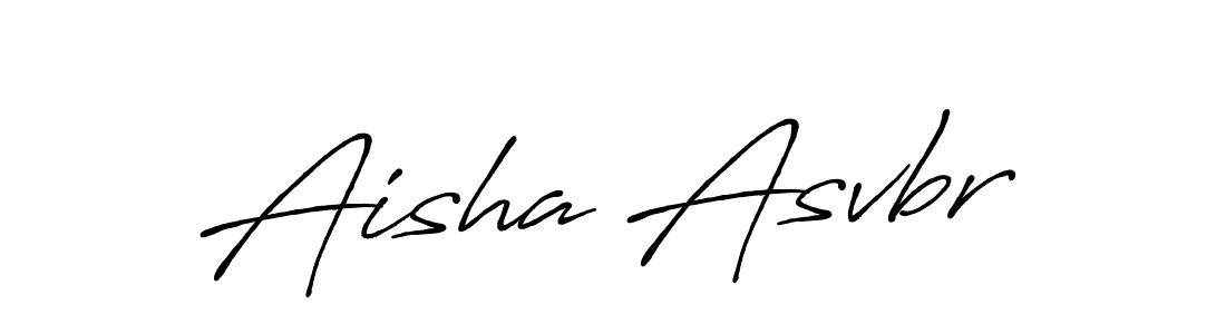 Aisha Asvbr stylish signature style. Best Handwritten Sign (Antro_Vectra_Bolder) for my name. Handwritten Signature Collection Ideas for my name Aisha Asvbr. Aisha Asvbr signature style 7 images and pictures png