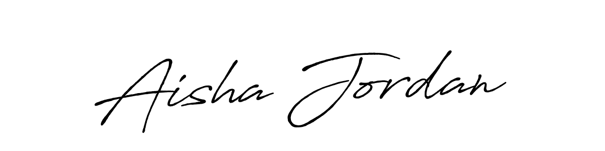 Similarly Antro_Vectra_Bolder is the best handwritten signature design. Signature creator online .You can use it as an online autograph creator for name Aisha Jordan. Aisha Jordan signature style 7 images and pictures png