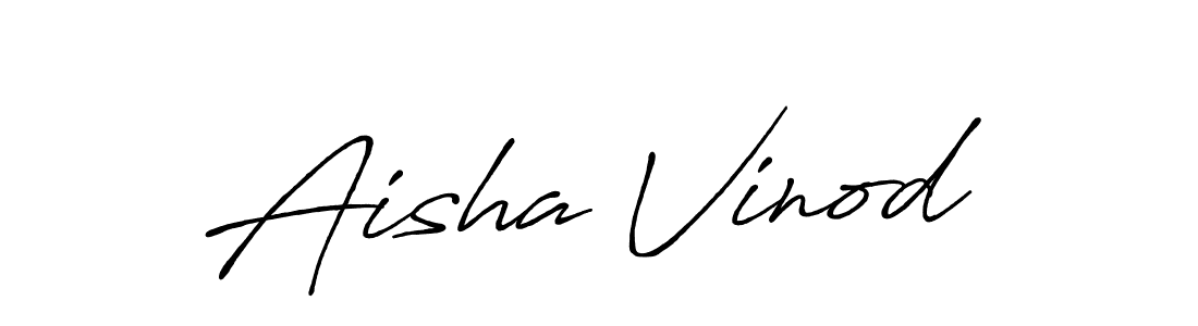 Similarly Antro_Vectra_Bolder is the best handwritten signature design. Signature creator online .You can use it as an online autograph creator for name Aisha Vinod. Aisha Vinod signature style 7 images and pictures png