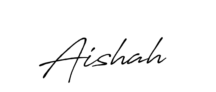 Antro_Vectra_Bolder is a professional signature style that is perfect for those who want to add a touch of class to their signature. It is also a great choice for those who want to make their signature more unique. Get Aishah  name to fancy signature for free. Aishah  signature style 7 images and pictures png
