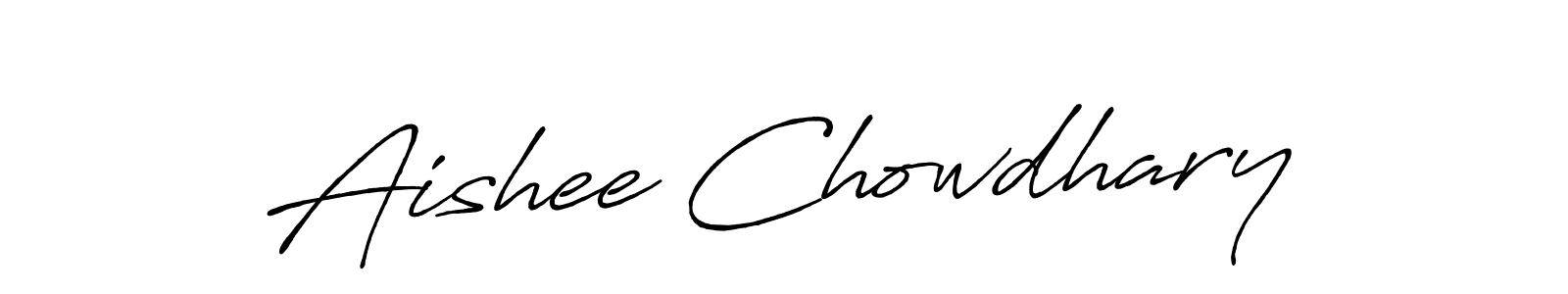 It looks lik you need a new signature style for name Aishee Chowdhary. Design unique handwritten (Antro_Vectra_Bolder) signature with our free signature maker in just a few clicks. Aishee Chowdhary signature style 7 images and pictures png