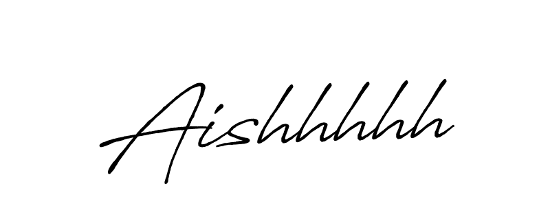 Use a signature maker to create a handwritten signature online. With this signature software, you can design (Antro_Vectra_Bolder) your own signature for name Aishhhhh. Aishhhhh signature style 7 images and pictures png