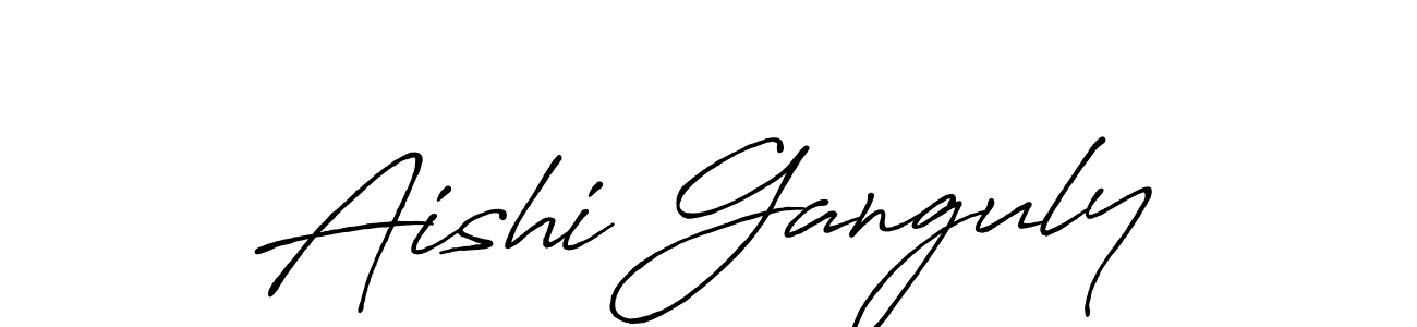 Antro_Vectra_Bolder is a professional signature style that is perfect for those who want to add a touch of class to their signature. It is also a great choice for those who want to make their signature more unique. Get Aishi Ganguly name to fancy signature for free. Aishi Ganguly signature style 7 images and pictures png