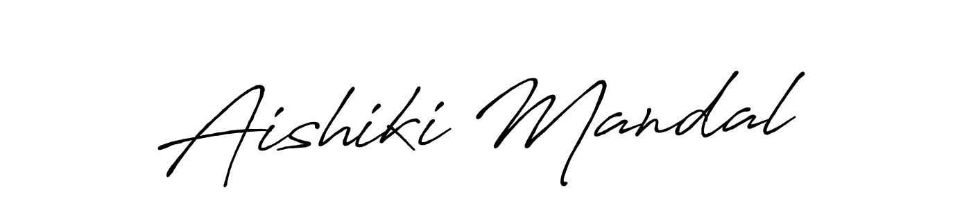Similarly Antro_Vectra_Bolder is the best handwritten signature design. Signature creator online .You can use it as an online autograph creator for name Aishiki Mandal. Aishiki Mandal signature style 7 images and pictures png