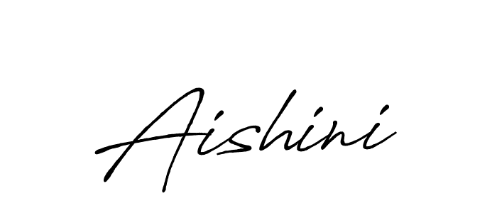 You should practise on your own different ways (Antro_Vectra_Bolder) to write your name (Aishini) in signature. don't let someone else do it for you. Aishini signature style 7 images and pictures png