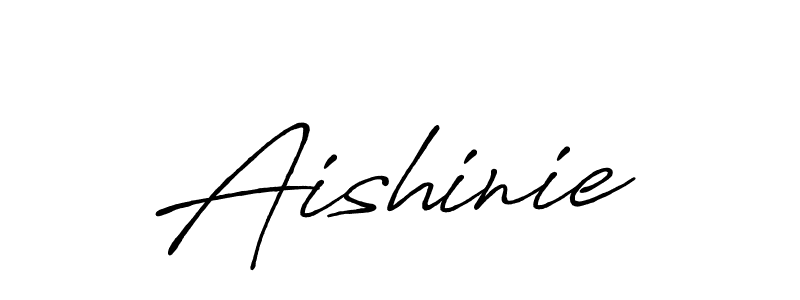 The best way (Antro_Vectra_Bolder) to make a short signature is to pick only two or three words in your name. The name Aishinie include a total of six letters. For converting this name. Aishinie signature style 7 images and pictures png