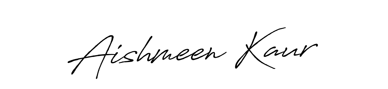 Similarly Antro_Vectra_Bolder is the best handwritten signature design. Signature creator online .You can use it as an online autograph creator for name Aishmeen Kaur. Aishmeen Kaur signature style 7 images and pictures png