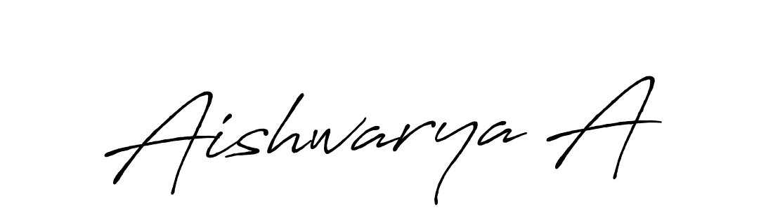 It looks lik you need a new signature style for name Aishwarya A. Design unique handwritten (Antro_Vectra_Bolder) signature with our free signature maker in just a few clicks. Aishwarya A signature style 7 images and pictures png