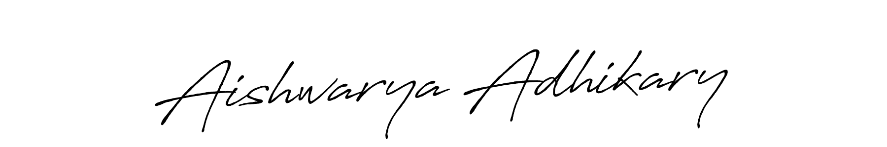 Make a short Aishwarya Adhikary signature style. Manage your documents anywhere anytime using Antro_Vectra_Bolder. Create and add eSignatures, submit forms, share and send files easily. Aishwarya Adhikary signature style 7 images and pictures png