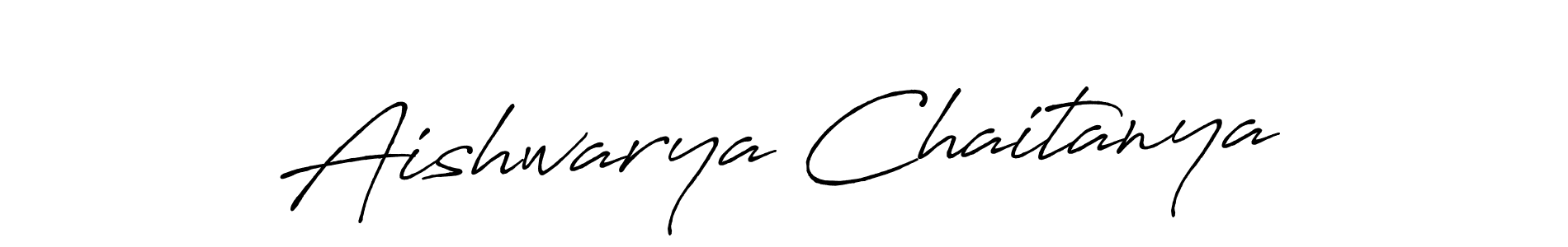 Design your own signature with our free online signature maker. With this signature software, you can create a handwritten (Antro_Vectra_Bolder) signature for name Aishwarya Chaitanya. Aishwarya Chaitanya signature style 7 images and pictures png