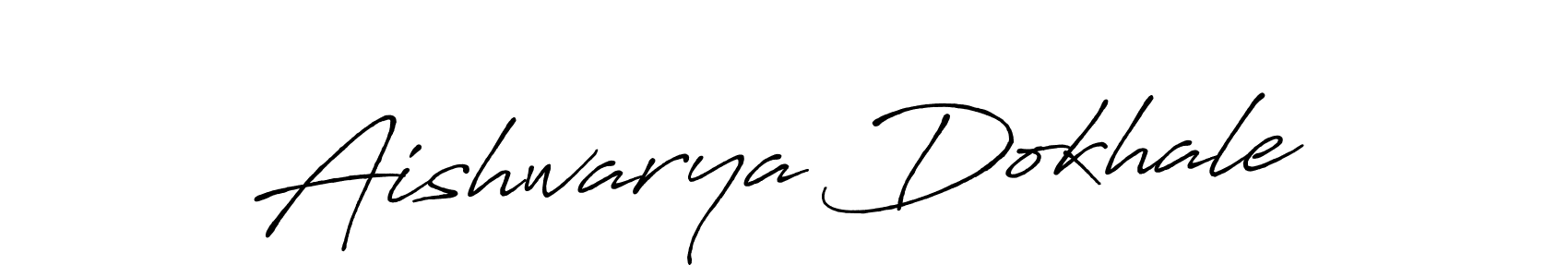 Design your own signature with our free online signature maker. With this signature software, you can create a handwritten (Antro_Vectra_Bolder) signature for name Aishwarya Dokhale. Aishwarya Dokhale signature style 7 images and pictures png