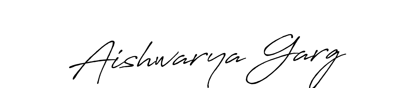 Make a beautiful signature design for name Aishwarya Garg. Use this online signature maker to create a handwritten signature for free. Aishwarya Garg signature style 7 images and pictures png