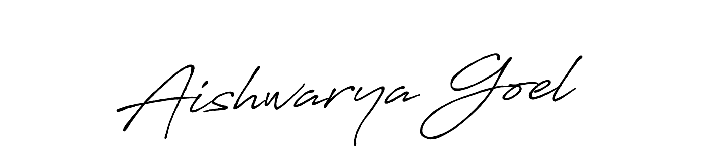 The best way (Antro_Vectra_Bolder) to make a short signature is to pick only two or three words in your name. The name Aishwarya Goel include a total of six letters. For converting this name. Aishwarya Goel signature style 7 images and pictures png