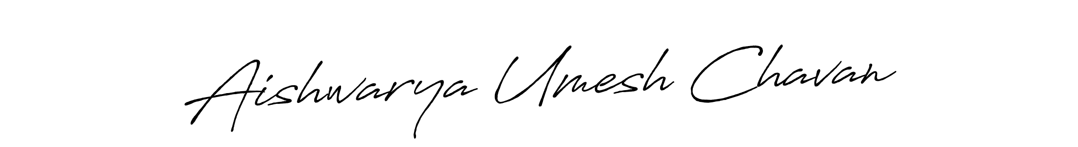 Use a signature maker to create a handwritten signature online. With this signature software, you can design (Antro_Vectra_Bolder) your own signature for name Aishwarya Umesh Chavan. Aishwarya Umesh Chavan signature style 7 images and pictures png