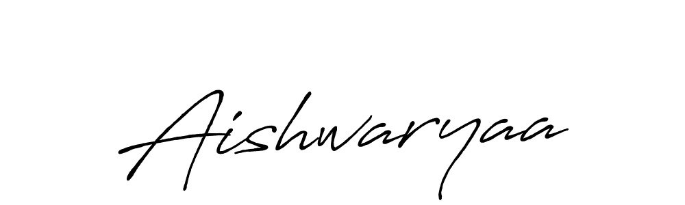 How to make Aishwaryaa signature? Antro_Vectra_Bolder is a professional autograph style. Create handwritten signature for Aishwaryaa name. Aishwaryaa signature style 7 images and pictures png