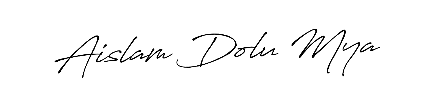 Once you've used our free online signature maker to create your best signature Antro_Vectra_Bolder style, it's time to enjoy all of the benefits that Aislam Dolu Mya name signing documents. Aislam Dolu Mya signature style 7 images and pictures png