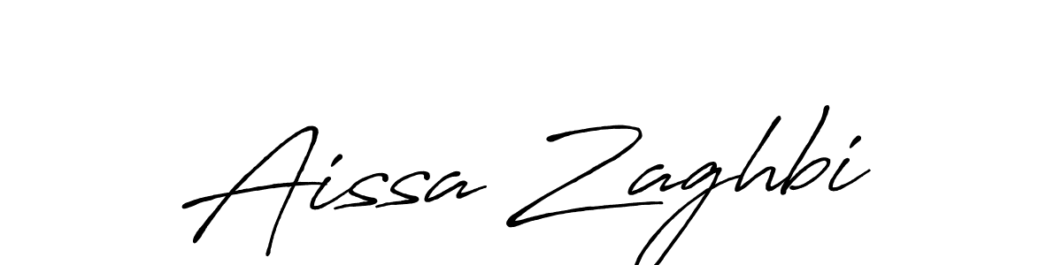 Here are the top 10 professional signature styles for the name Aissa Zaghbi. These are the best autograph styles you can use for your name. Aissa Zaghbi signature style 7 images and pictures png