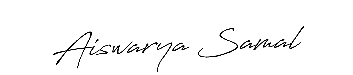 Aiswarya Samal stylish signature style. Best Handwritten Sign (Antro_Vectra_Bolder) for my name. Handwritten Signature Collection Ideas for my name Aiswarya Samal. Aiswarya Samal signature style 7 images and pictures png