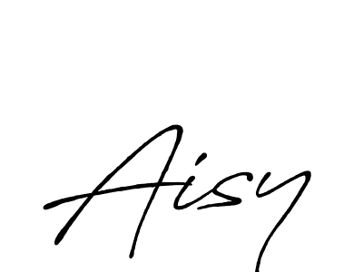 How to make Aisy signature? Antro_Vectra_Bolder is a professional autograph style. Create handwritten signature for Aisy name. Aisy signature style 7 images and pictures png