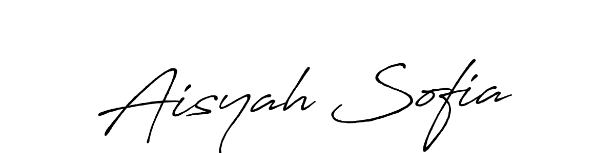 This is the best signature style for the Aisyah Sofia name. Also you like these signature font (Antro_Vectra_Bolder). Mix name signature. Aisyah Sofia signature style 7 images and pictures png