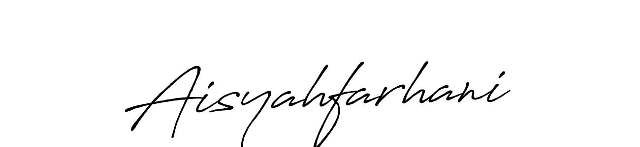 Make a short Aisyahfarhani signature style. Manage your documents anywhere anytime using Antro_Vectra_Bolder. Create and add eSignatures, submit forms, share and send files easily. Aisyahfarhani signature style 7 images and pictures png