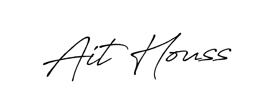 The best way (Antro_Vectra_Bolder) to make a short signature is to pick only two or three words in your name. The name Ait Houss include a total of six letters. For converting this name. Ait Houss signature style 7 images and pictures png