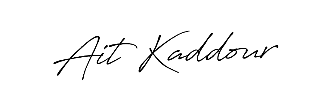 if you are searching for the best signature style for your name Ait Kaddour. so please give up your signature search. here we have designed multiple signature styles  using Antro_Vectra_Bolder. Ait Kaddour signature style 7 images and pictures png