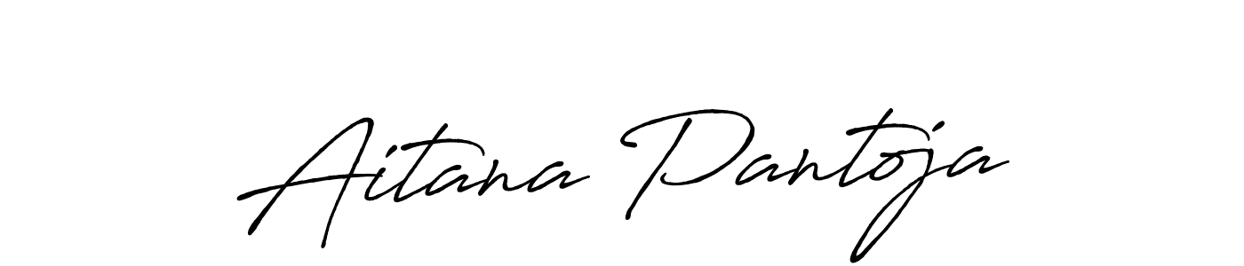 Antro_Vectra_Bolder is a professional signature style that is perfect for those who want to add a touch of class to their signature. It is also a great choice for those who want to make their signature more unique. Get Aitana Pantoja name to fancy signature for free. Aitana Pantoja signature style 7 images and pictures png