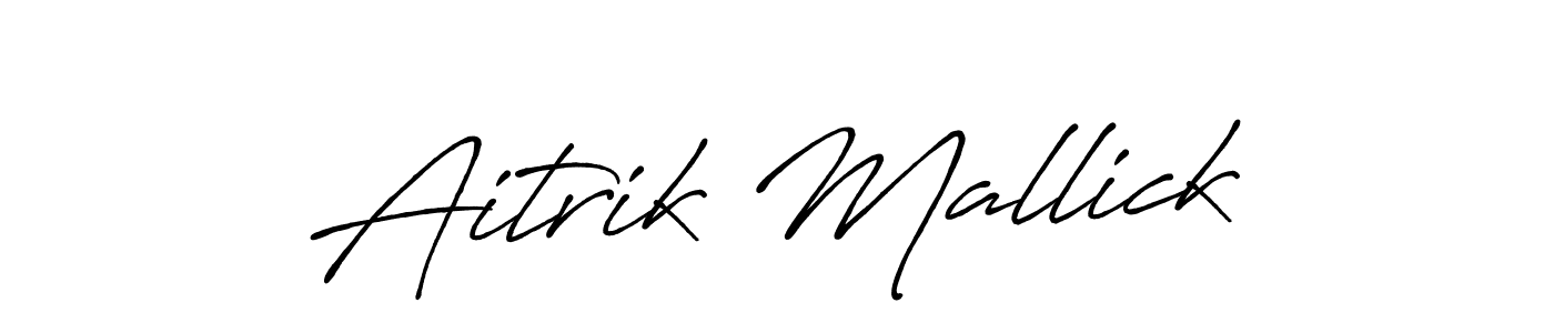 Make a beautiful signature design for name Aitrik Mallick. Use this online signature maker to create a handwritten signature for free. Aitrik Mallick signature style 7 images and pictures png