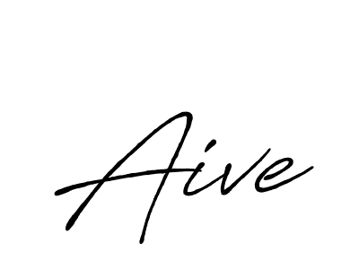 Also You can easily find your signature by using the search form. We will create Aive name handwritten signature images for you free of cost using Antro_Vectra_Bolder sign style. Aive signature style 7 images and pictures png