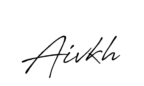 It looks lik you need a new signature style for name Aivkh. Design unique handwritten (Antro_Vectra_Bolder) signature with our free signature maker in just a few clicks. Aivkh signature style 7 images and pictures png
