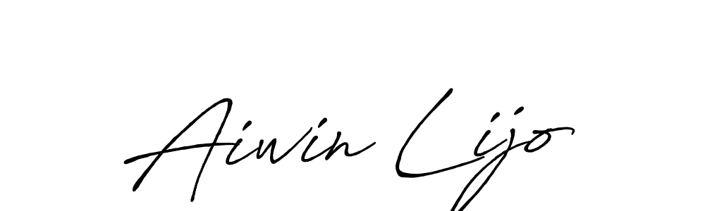 You should practise on your own different ways (Antro_Vectra_Bolder) to write your name (Aiwin Lijo) in signature. don't let someone else do it for you. Aiwin Lijo signature style 7 images and pictures png