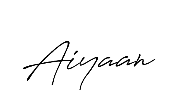 Aiyaan stylish signature style. Best Handwritten Sign (Antro_Vectra_Bolder) for my name. Handwritten Signature Collection Ideas for my name Aiyaan. Aiyaan signature style 7 images and pictures png