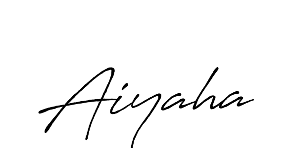 Design your own signature with our free online signature maker. With this signature software, you can create a handwritten (Antro_Vectra_Bolder) signature for name Aiyaha. Aiyaha signature style 7 images and pictures png