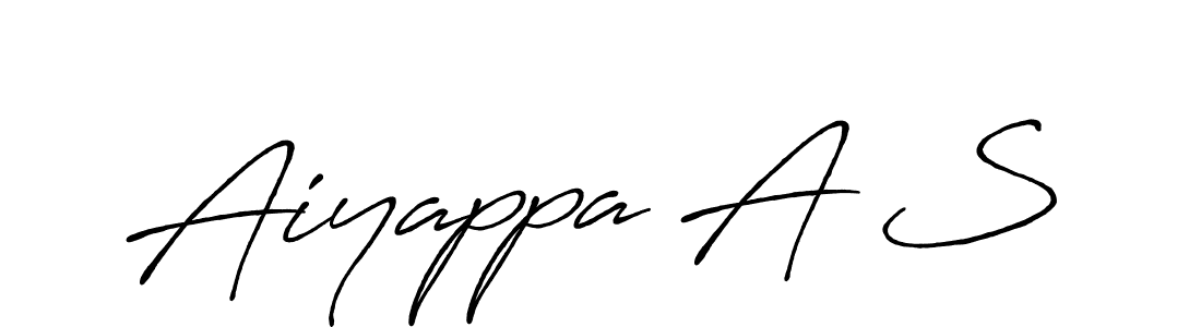 You should practise on your own different ways (Antro_Vectra_Bolder) to write your name (Aiyappa A S) in signature. don't let someone else do it for you. Aiyappa A S signature style 7 images and pictures png