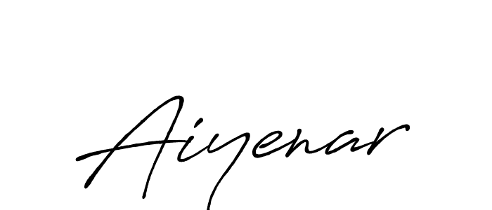 Make a beautiful signature design for name Aiyenar. Use this online signature maker to create a handwritten signature for free. Aiyenar signature style 7 images and pictures png
