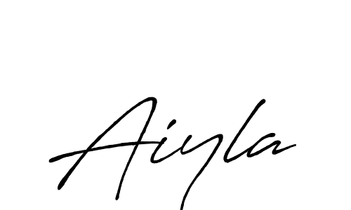 Aiyla stylish signature style. Best Handwritten Sign (Antro_Vectra_Bolder) for my name. Handwritten Signature Collection Ideas for my name Aiyla. Aiyla signature style 7 images and pictures png