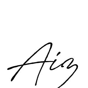 You should practise on your own different ways (Antro_Vectra_Bolder) to write your name (Aiz) in signature. don't let someone else do it for you. Aiz signature style 7 images and pictures png