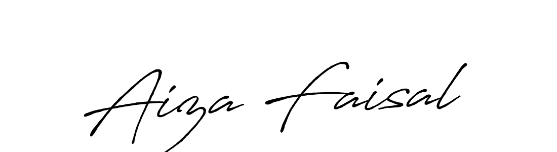 You should practise on your own different ways (Antro_Vectra_Bolder) to write your name (Aiza Faisal) in signature. don't let someone else do it for you. Aiza Faisal signature style 7 images and pictures png