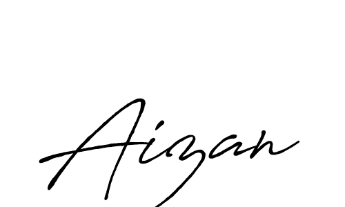 Aizan stylish signature style. Best Handwritten Sign (Antro_Vectra_Bolder) for my name. Handwritten Signature Collection Ideas for my name Aizan. Aizan signature style 7 images and pictures png