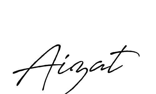 The best way (Antro_Vectra_Bolder) to make a short signature is to pick only two or three words in your name. The name Aizat include a total of six letters. For converting this name. Aizat signature style 7 images and pictures png