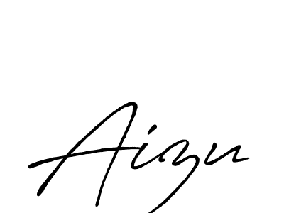 Aizu stylish signature style. Best Handwritten Sign (Antro_Vectra_Bolder) for my name. Handwritten Signature Collection Ideas for my name Aizu. Aizu signature style 7 images and pictures png