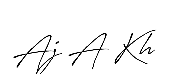 Make a beautiful signature design for name Aj A Kh. Use this online signature maker to create a handwritten signature for free. Aj A Kh signature style 7 images and pictures png