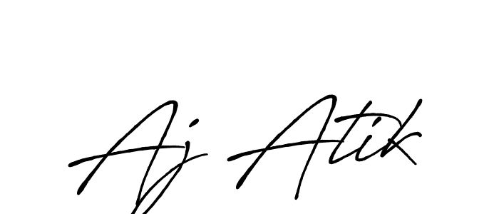You can use this online signature creator to create a handwritten signature for the name Aj Atik. This is the best online autograph maker. Aj Atik signature style 7 images and pictures png