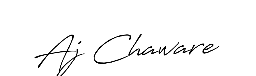 Also You can easily find your signature by using the search form. We will create Aj Chaware name handwritten signature images for you free of cost using Antro_Vectra_Bolder sign style. Aj Chaware signature style 7 images and pictures png