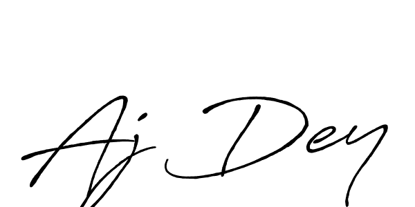 How to make Aj Dey signature? Antro_Vectra_Bolder is a professional autograph style. Create handwritten signature for Aj Dey name. Aj Dey signature style 7 images and pictures png
