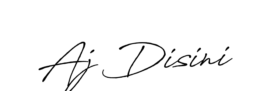 Also we have Aj Disini name is the best signature style. Create professional handwritten signature collection using Antro_Vectra_Bolder autograph style. Aj Disini signature style 7 images and pictures png