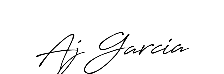 Aj Garcia stylish signature style. Best Handwritten Sign (Antro_Vectra_Bolder) for my name. Handwritten Signature Collection Ideas for my name Aj Garcia. Aj Garcia signature style 7 images and pictures png