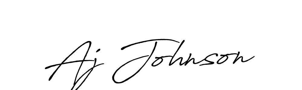 Use a signature maker to create a handwritten signature online. With this signature software, you can design (Antro_Vectra_Bolder) your own signature for name Aj Johnson. Aj Johnson signature style 7 images and pictures png